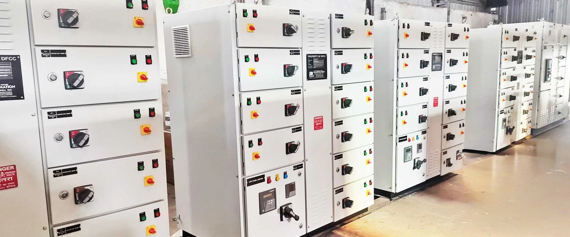 electrical power control panels HT LT panel mcc pcc panels amf panel sub distribution manufacturers suppliers exporters india